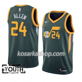 Dres Utah Jazz Grayson Allen 24 Nike 2018-19 Zelena Swingman - Dječji